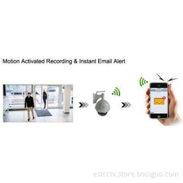Outdoor Dome PTZ Megapixel Zoom Wifi UPNP IP Camera